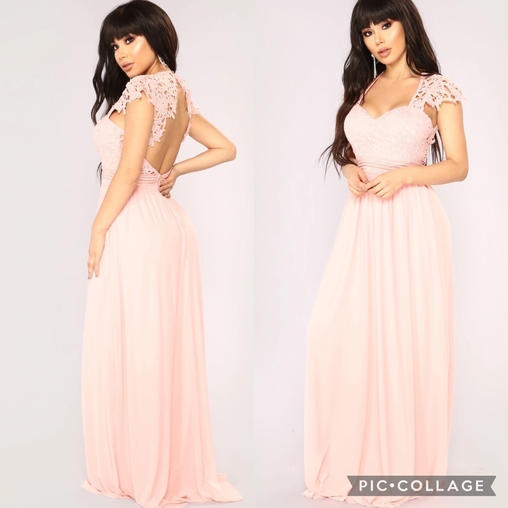 Fashion Nova Angel On Fire Maxi Dress - Size M